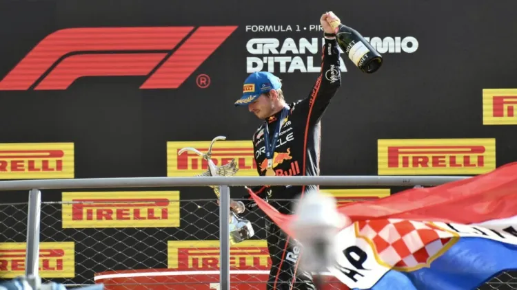 Verstappen frena a McLaren con una victoria contundente en Monza y firma la carrera más rápida de la historia