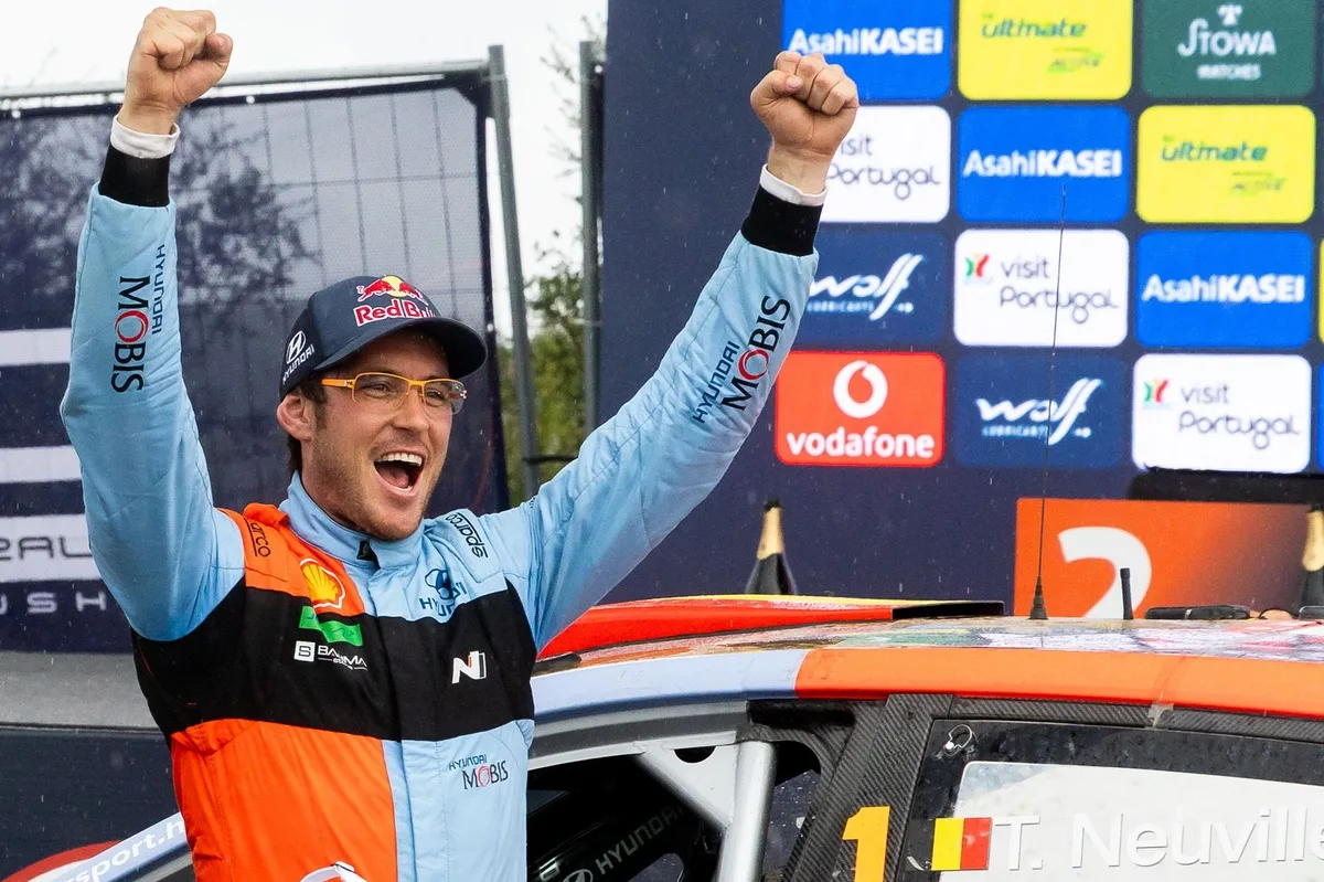Neuville gana en Portugal y rompe sequía de victorias para Hyundai en el WRC