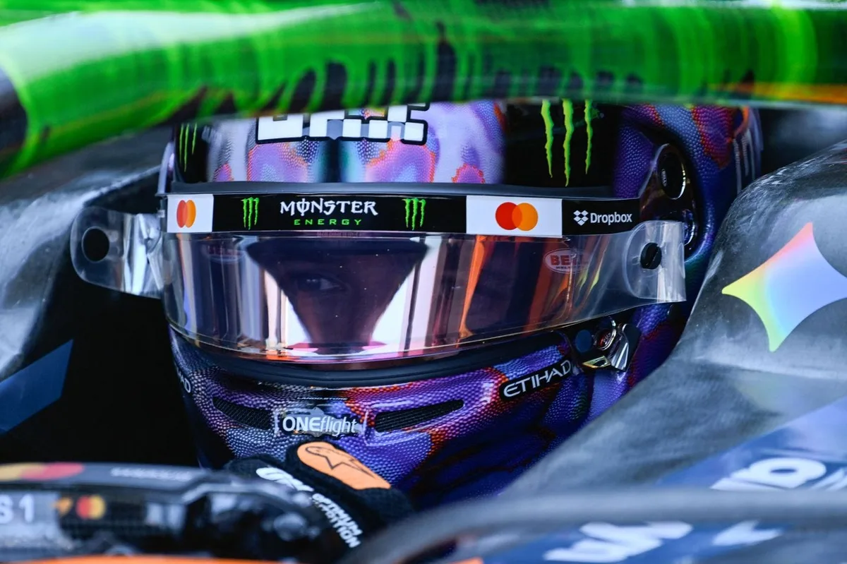 Lando Norris rifa casco de F1 para apoyar investigación sobre demencia