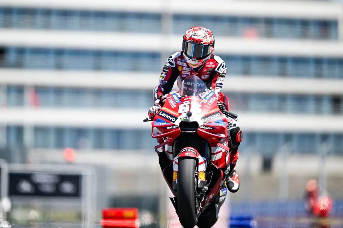 Bagnaia enfrenta desafíos de agarre en Hungría pese al buen rendimiento de Ducati