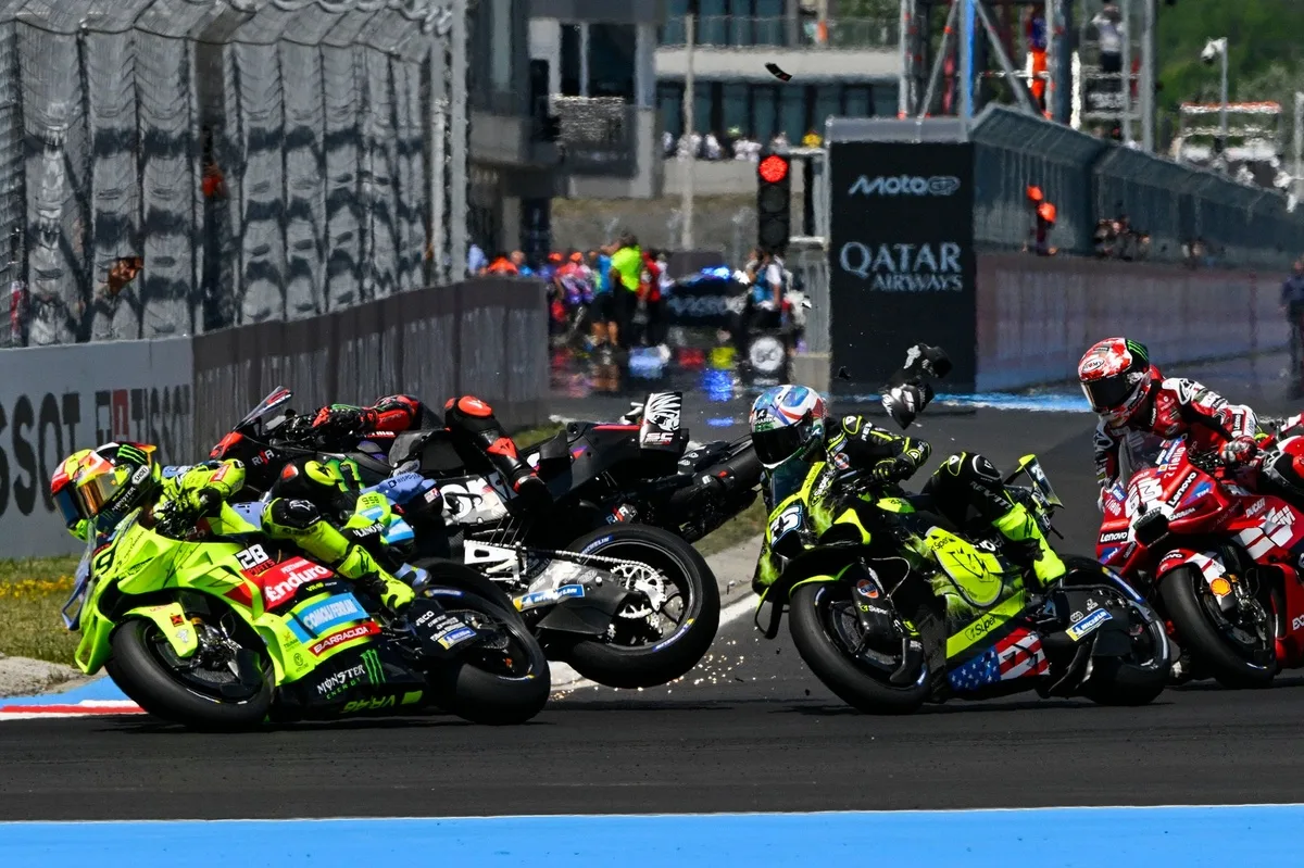 Preocupación en MotoGP por accidentes recurrentes en salidas de carrera