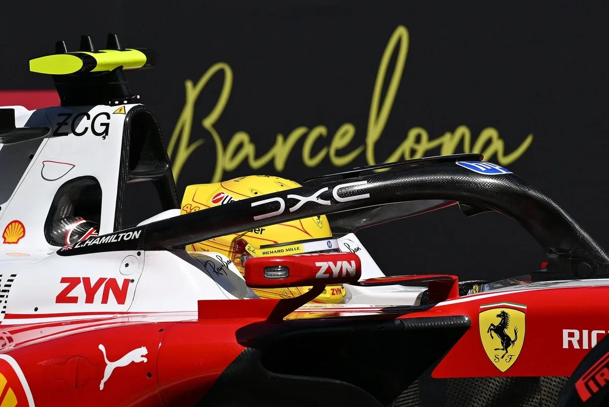 Hamilton retoma su mejor nivel en Ferrari tras ajustes técnicos en Barcelona