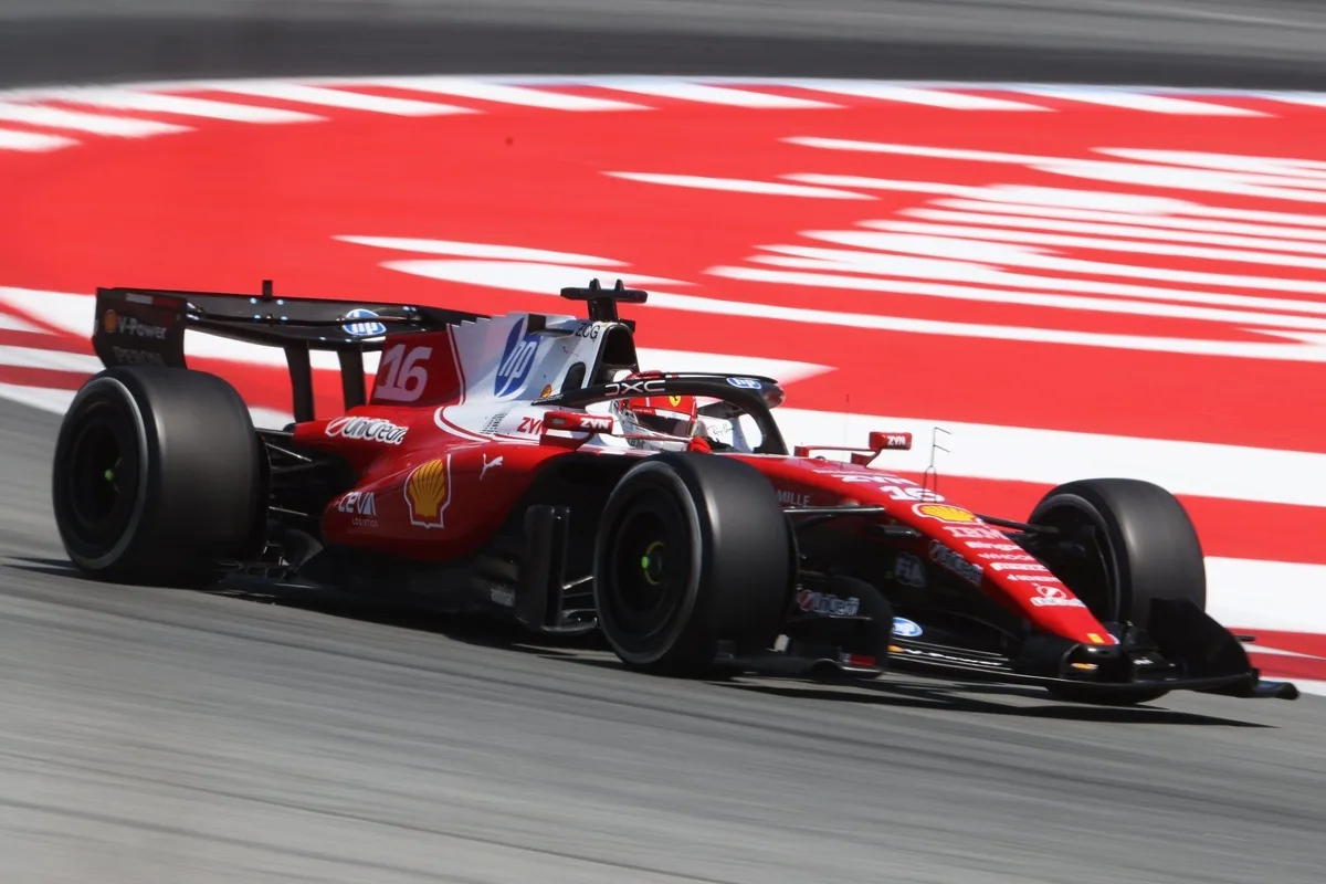 Leclerc analiza su retiro en Barcelona y los desafíos técnicos de Ferrari