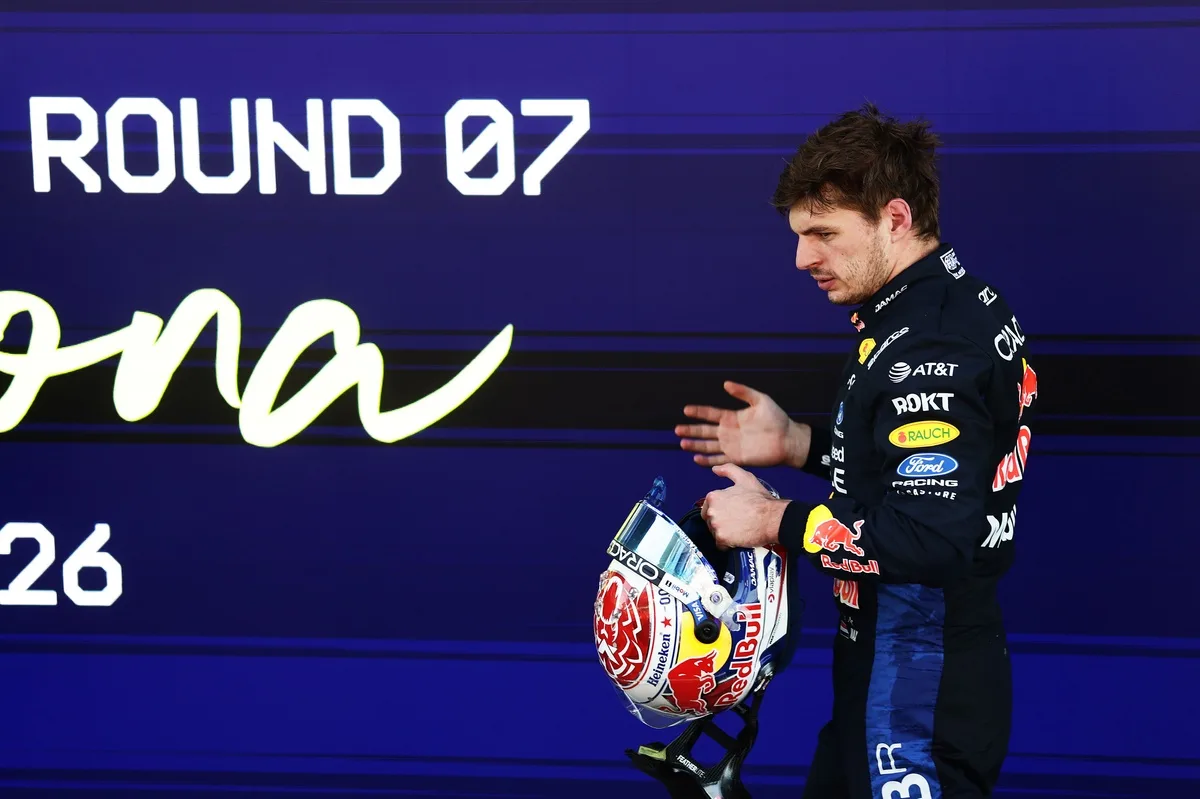 Verstappen analiza el retroceso de Red Bull en el Gran Premio de Barcelona