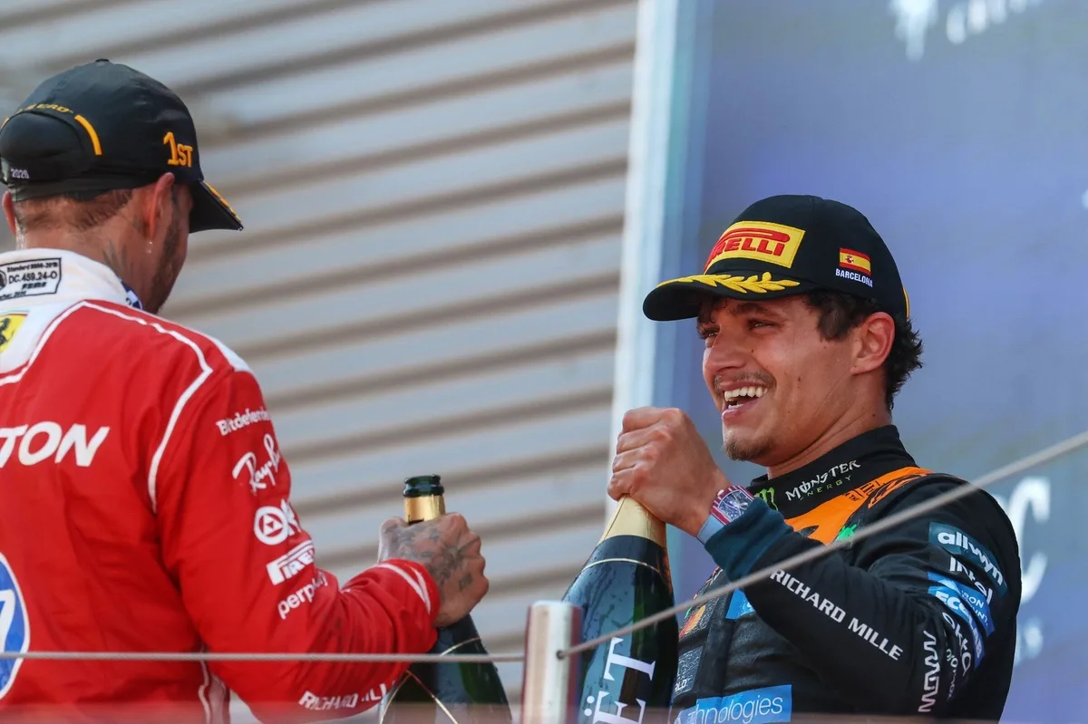 Hamilton rompe su sequía en Ferrari con victoria en Barcelona