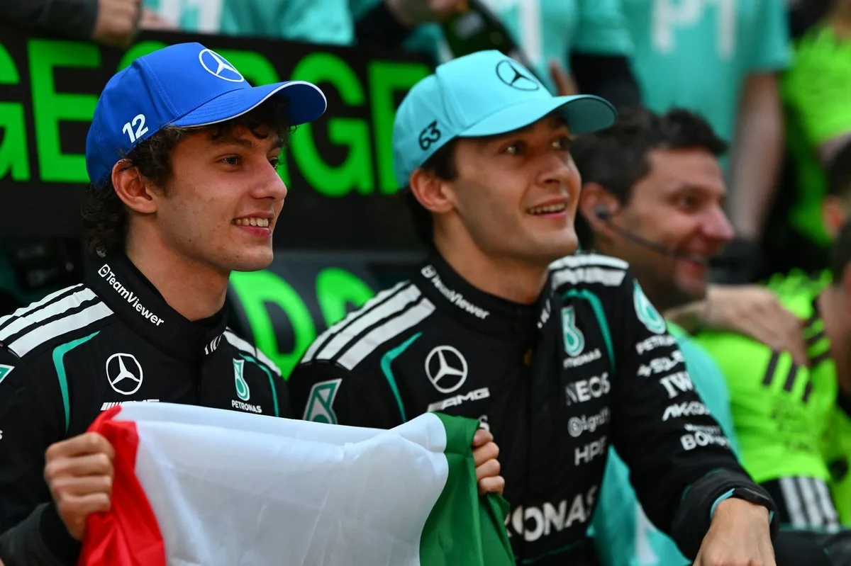 Mercedes rechaza acusaciones de favoritismo entre Russell y Antonelli