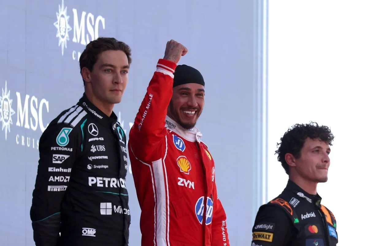 Hazaña histórica en F1: Reino Unido domina el podio tras 43 años