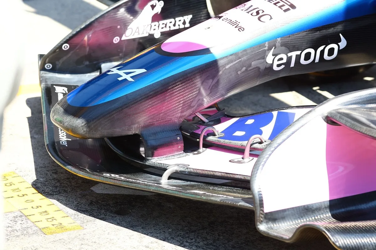 Alpine adopta innovaciones aerodinámicas de Mercedes en su nuevo monoplaza F1