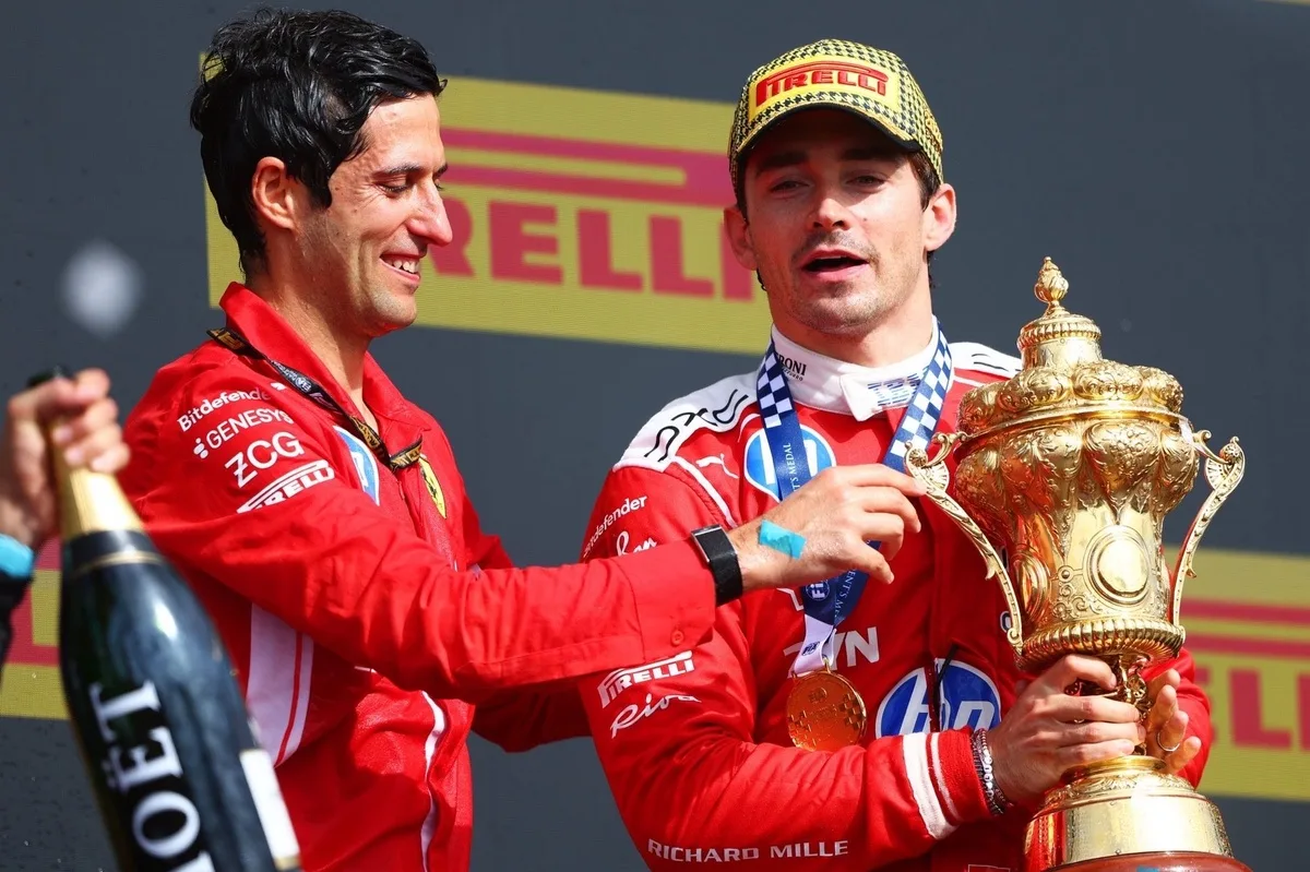 Ferrari logra su victoria 250 en F1 con Leclerc en Silverstone