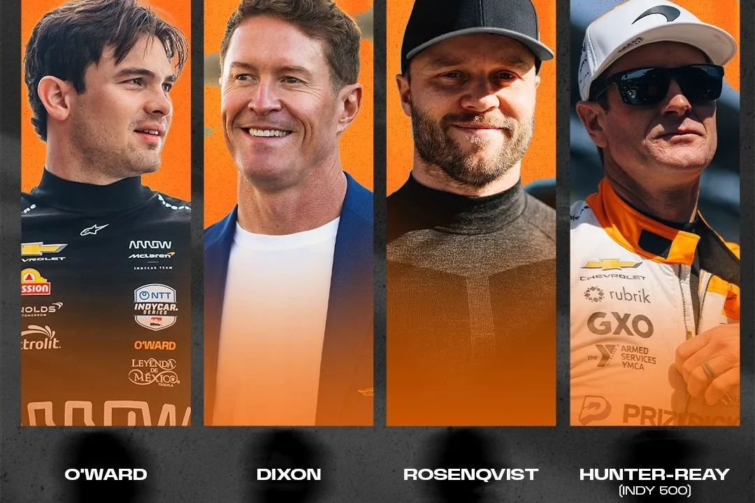 McLaren anuncia dupla de pilotos estrella para IndyCar 2027