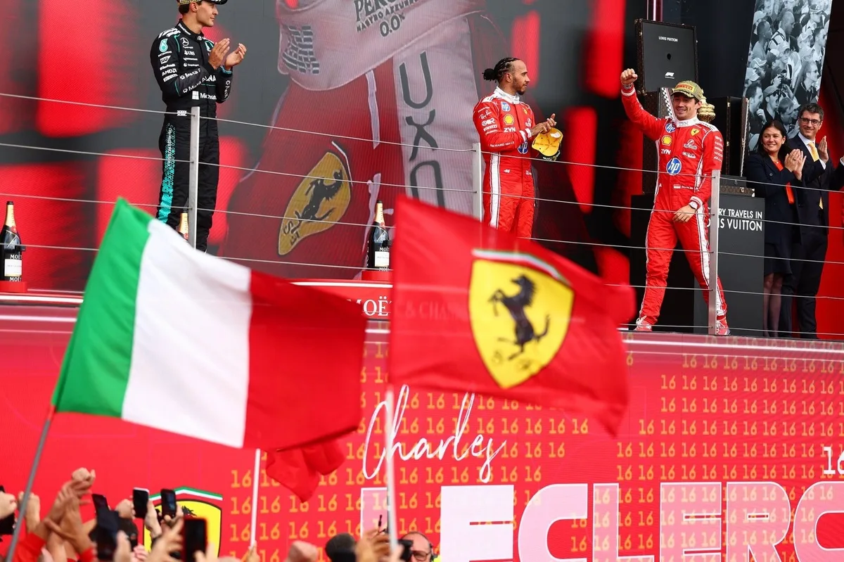 Ferrari alcanza su 250ª victoria en la F1 con Leclerc en Silverstone