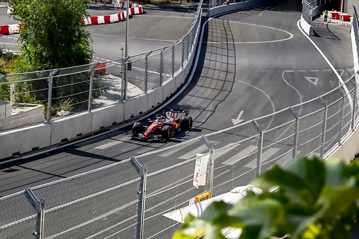 Ferrari prueba el circuito Madring con su monoplaza de Fórmula 1