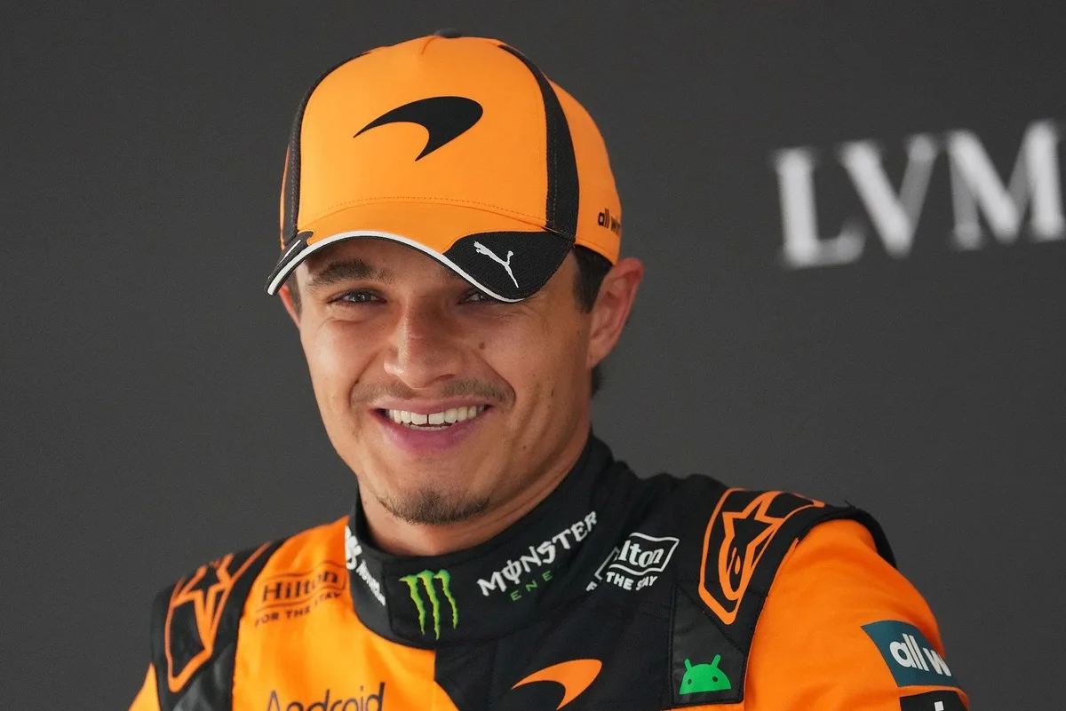 Norris logra una vuelta extraordinaria en Bélgica pese a penalización en parrilla