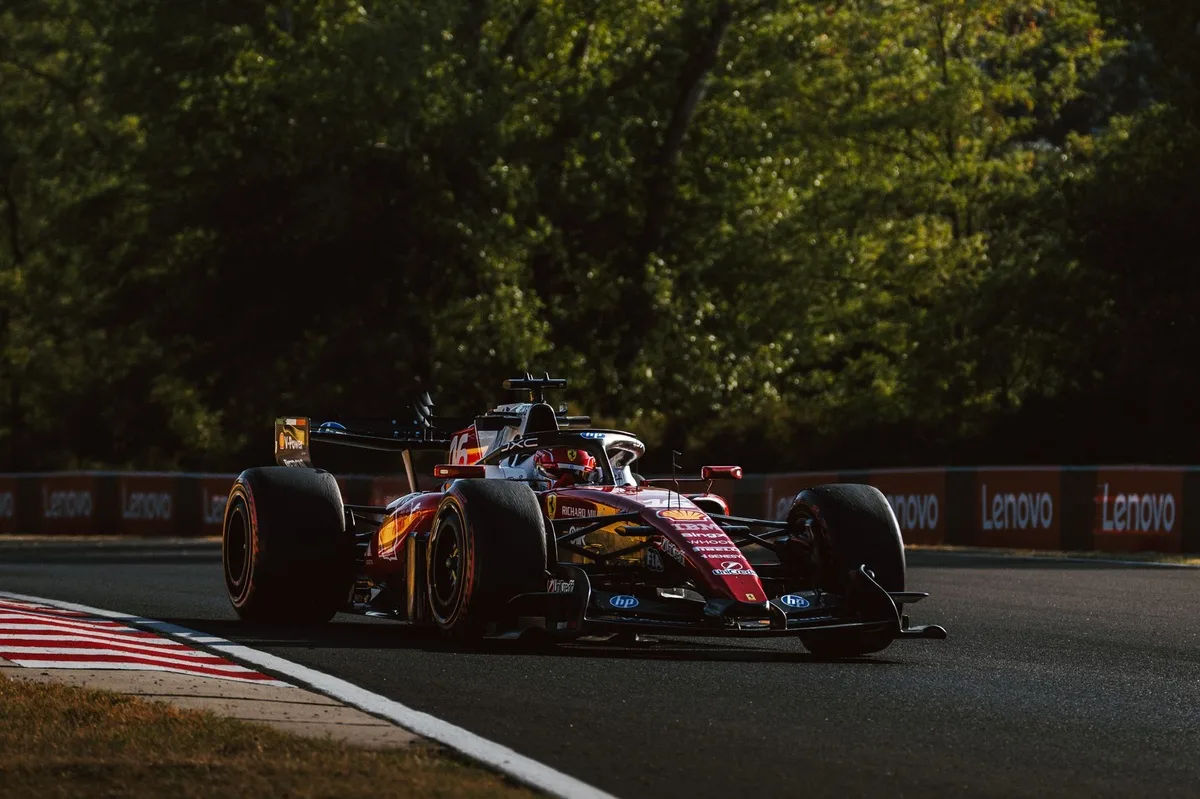 Leclerc advierte que Ferrari no mantendrá su ventaja en la clasificación de Hungría