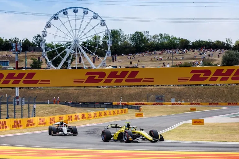 Duerksen sumó experiencia en la Feature Race de Hungría en Fórmula 2