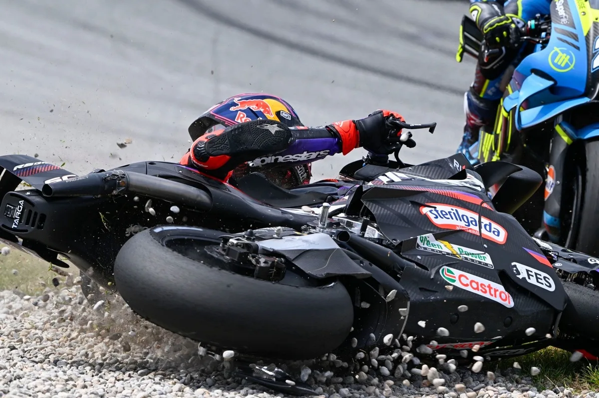 Jorge Martín lidera MotoGP 2026 a pesar de acumular el mayor número de caídas