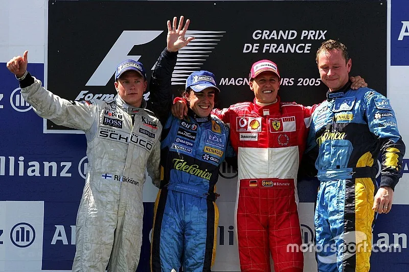 Los pilotos más ganadores del podio en la historia de la Fórmula 1