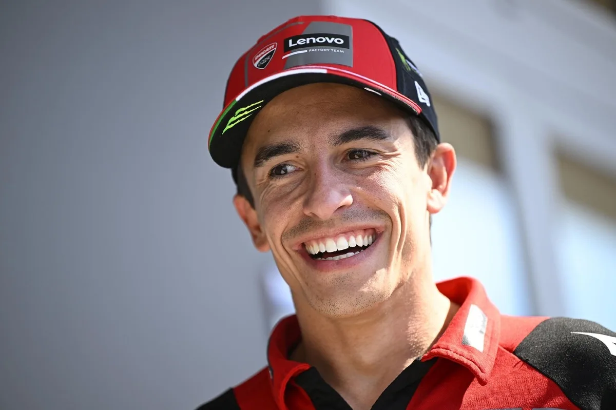 Marc Márquez retoma entrenamientos en pista con su Ducati Panigale V2