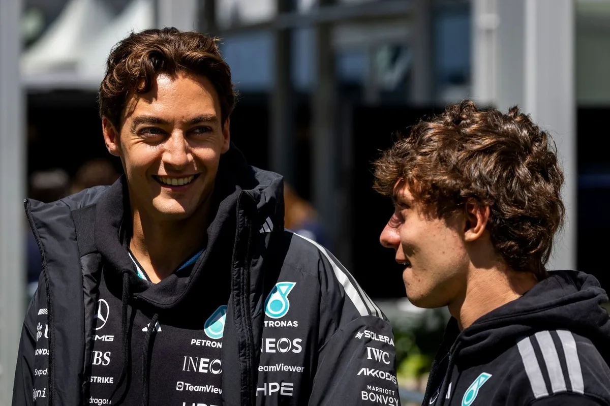 Fittipaldi respalda la rivalidad entre Russell y Antonelli en Mercedes