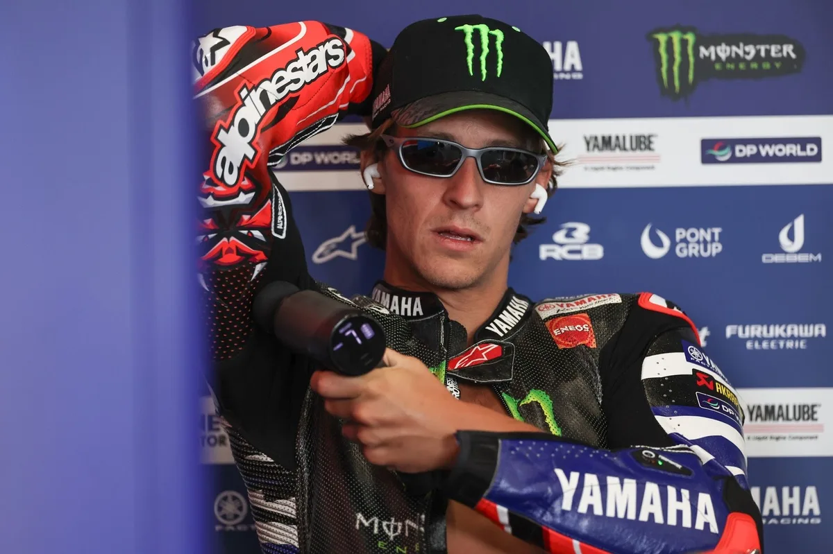 Quartararo recibe penalización en Silverstone por falla técnica en sensor de presión