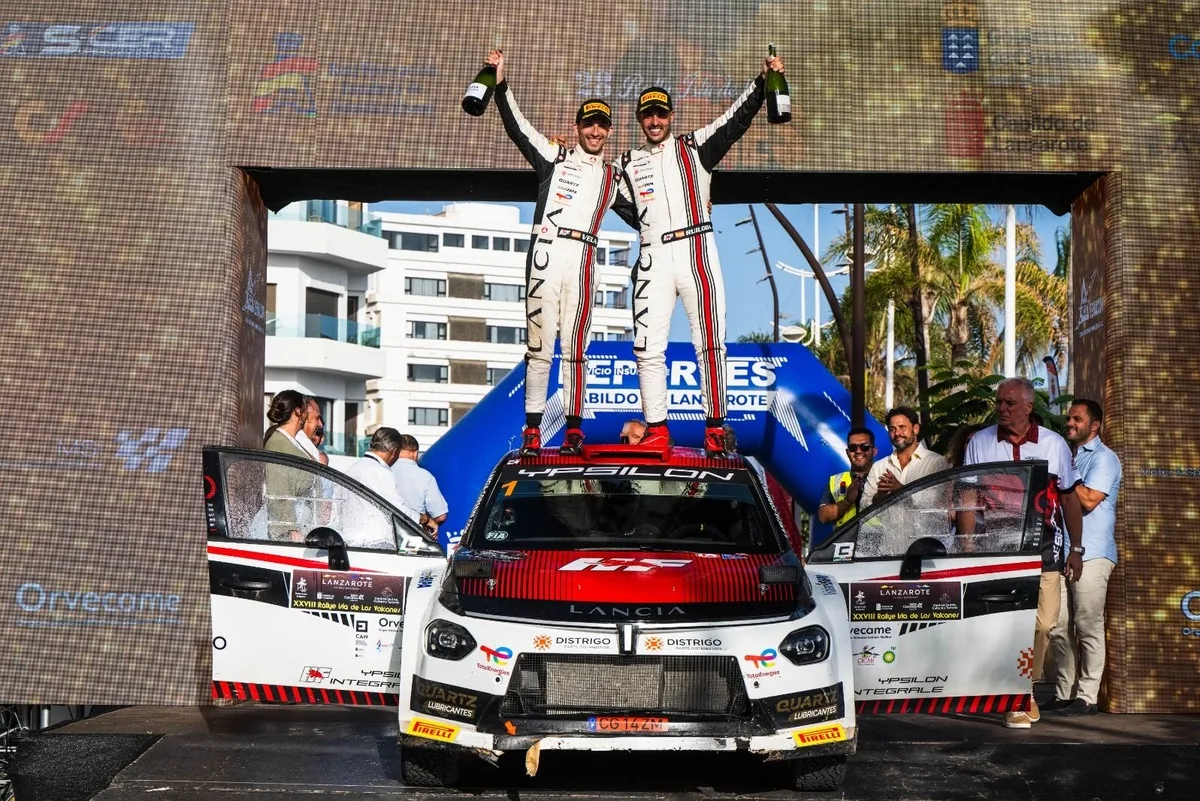 Ruiloba logra victoria épica en Rally Isla de Los Volcanes con Lancia por una décima