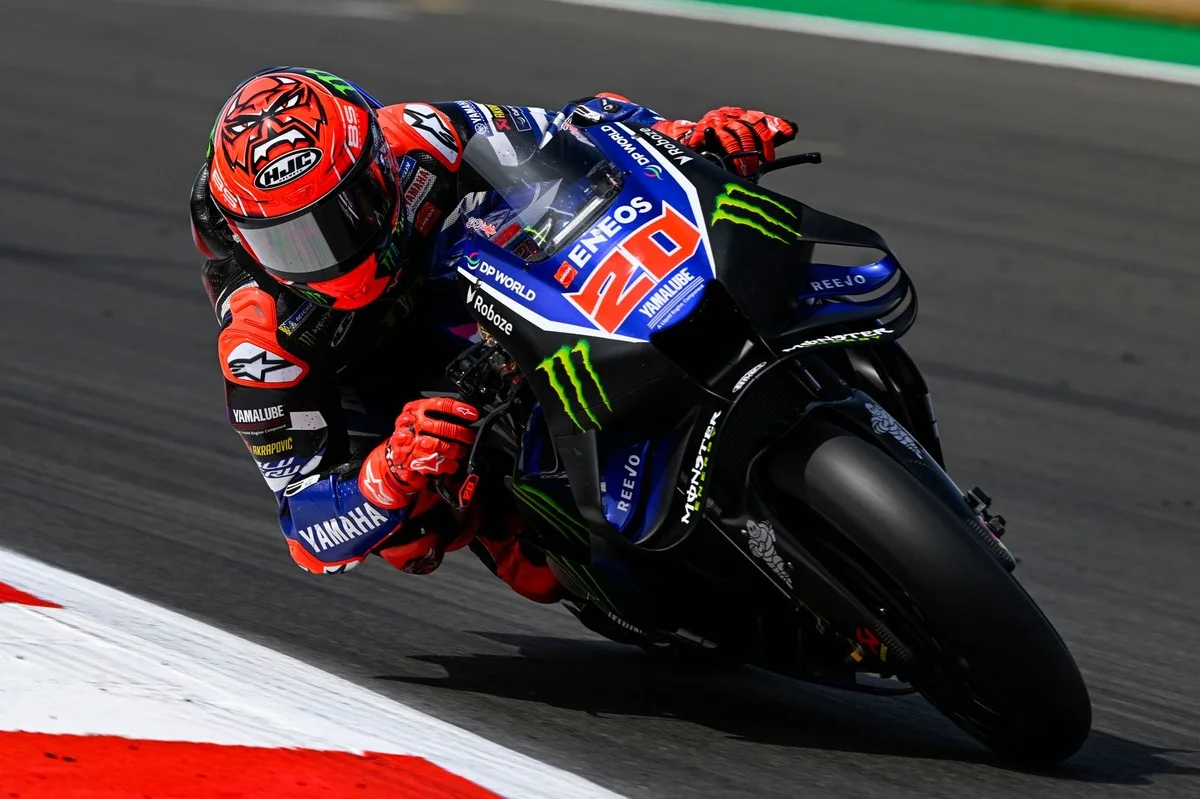 Quartararo sufre en Silverstone: penalización agrava su difícil fin de semana