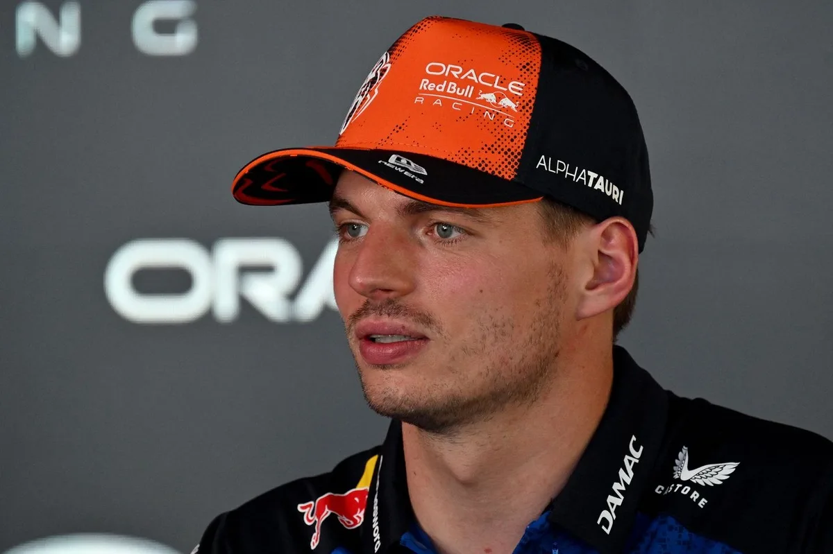 Verstappen luce casco exclusivo en su última carrera de casa de la F1
