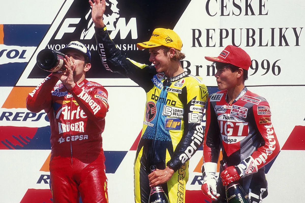 El histórico debut de Valentino Rossi que marcó el inicio de una leyenda