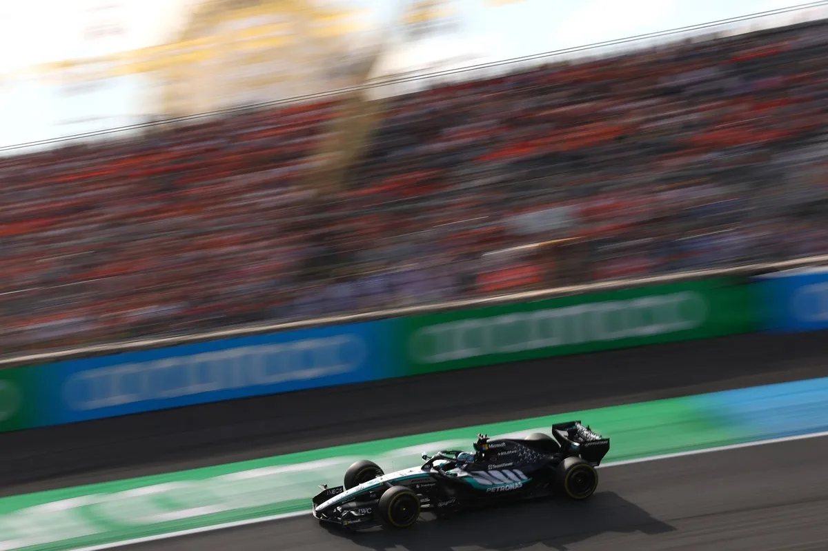Russell domina la clasificación del sprint en Zandvoort con ventaja mínima