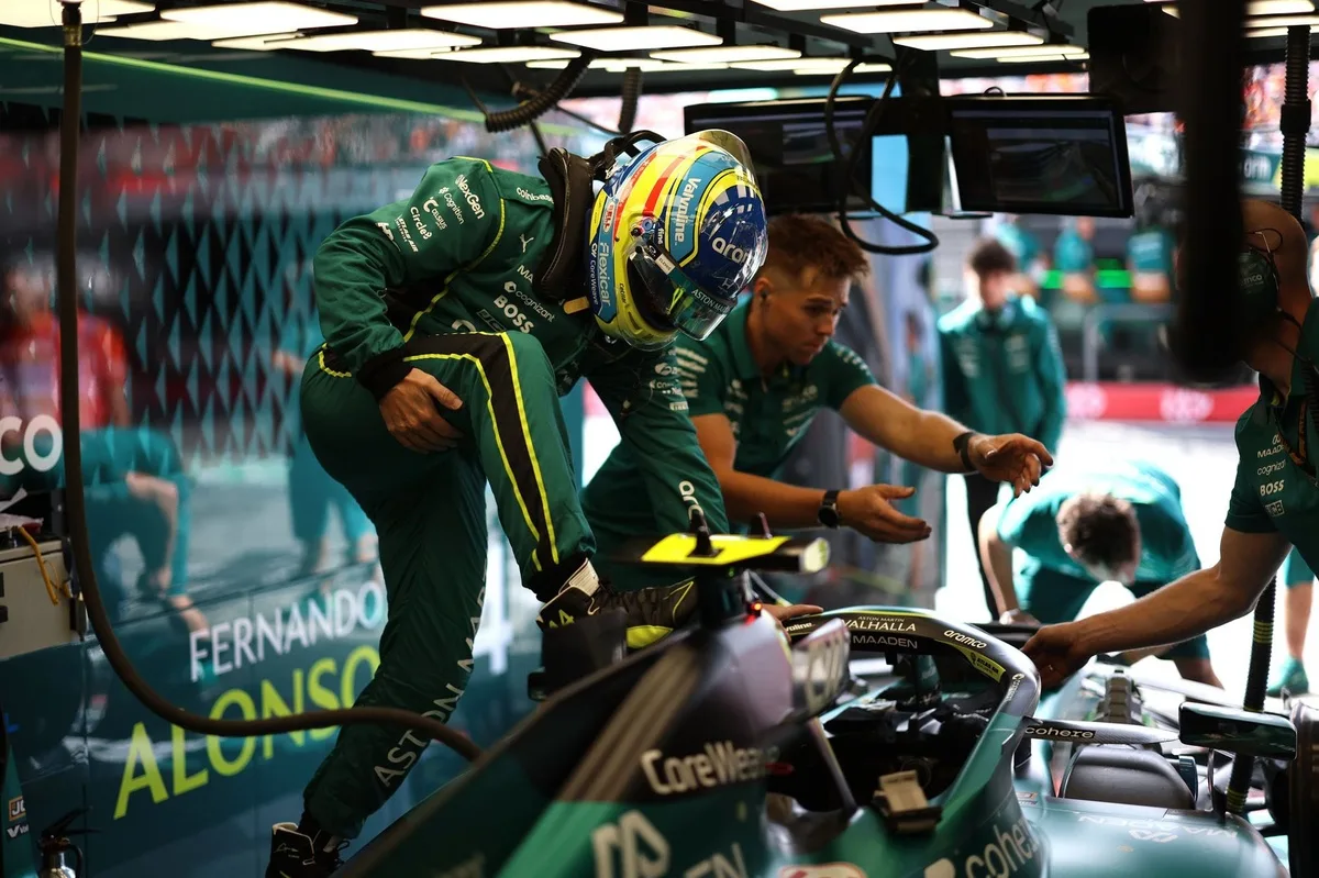 Alonso analiza su eliminación en Q1: el progreso de Aston Martin es innegable