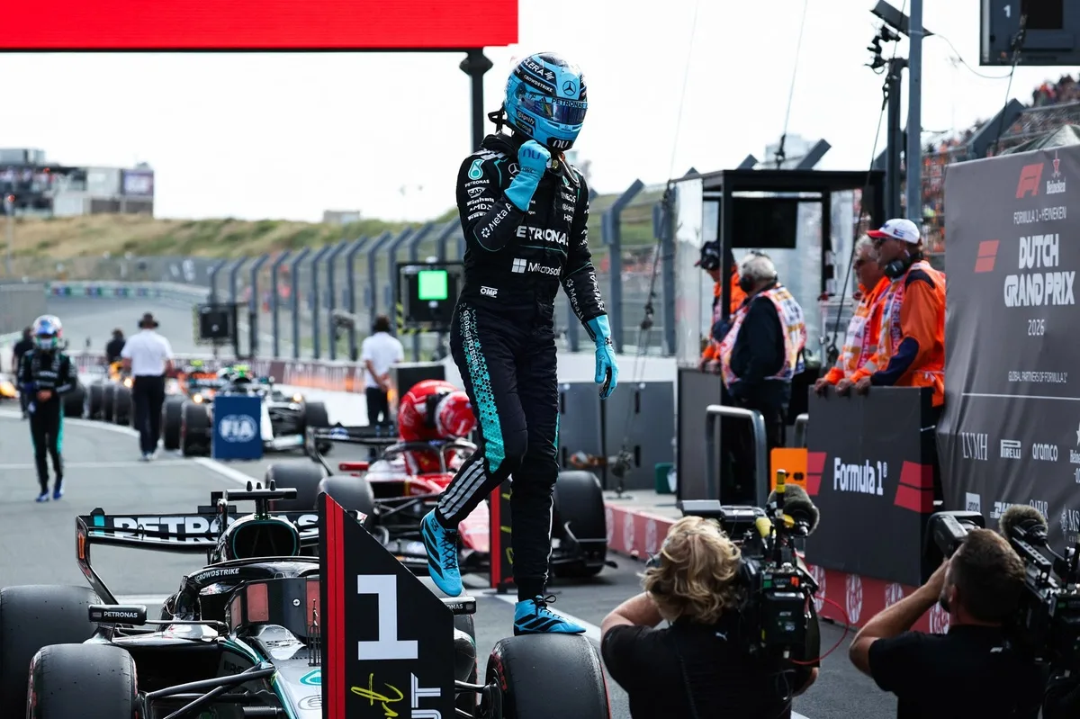Russell domina la sprint de Zandvoort y recorta distancias en el campeonato