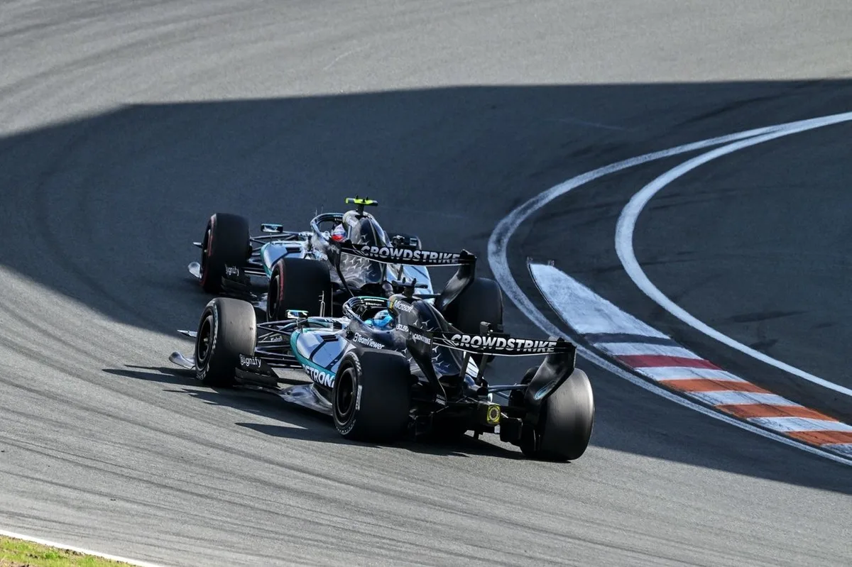 Russell valida la estrategia de Mercedes en Países Bajos