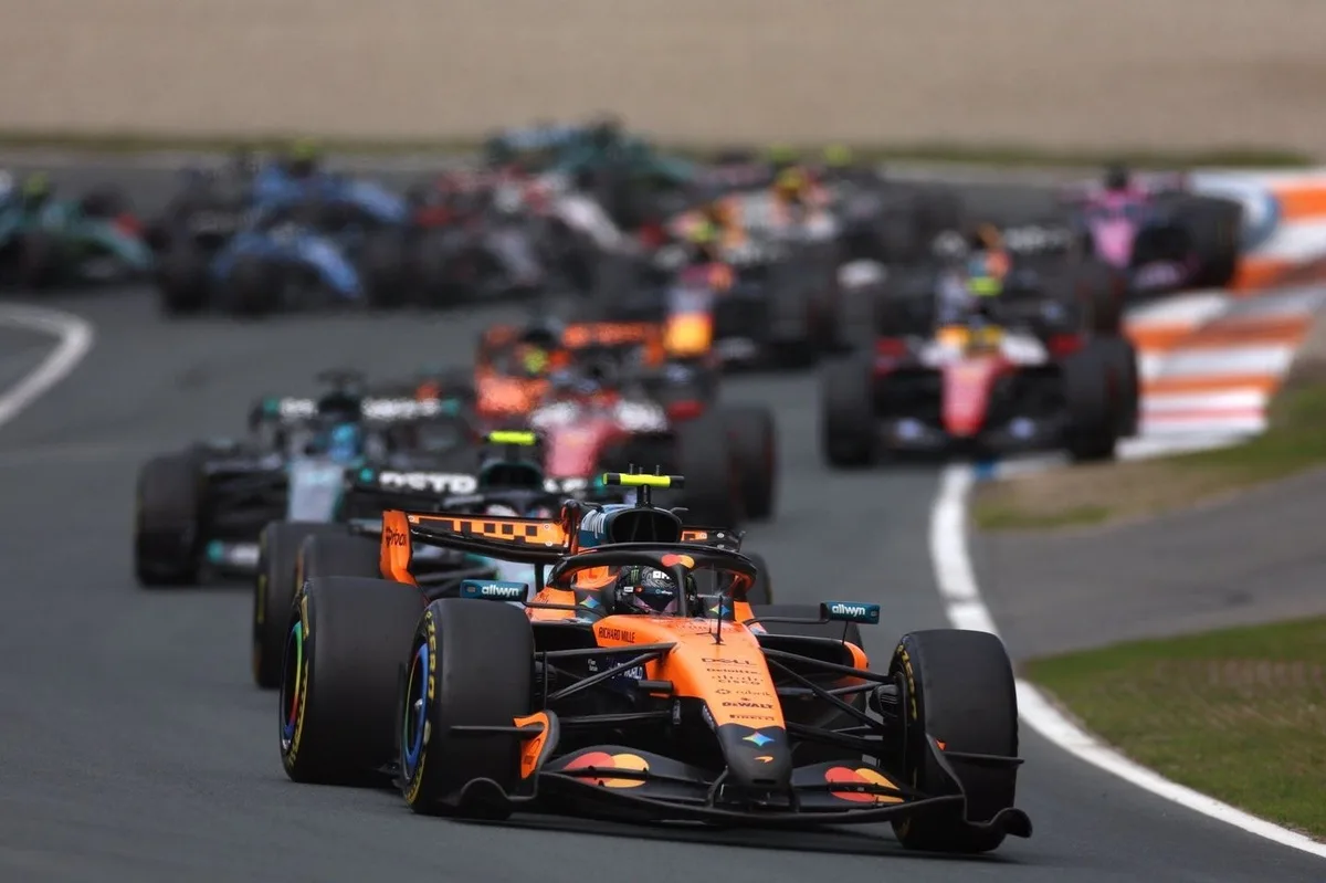 Norris domina en Zandvoort mientras Verstappen abandona por fuerte accidente