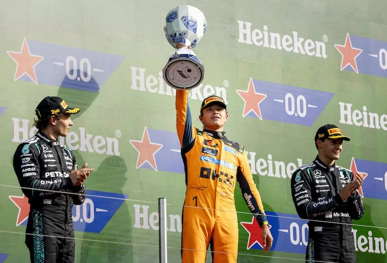 Norris domina en Zandvoort y logra su segunda victoria consecutiva en F1