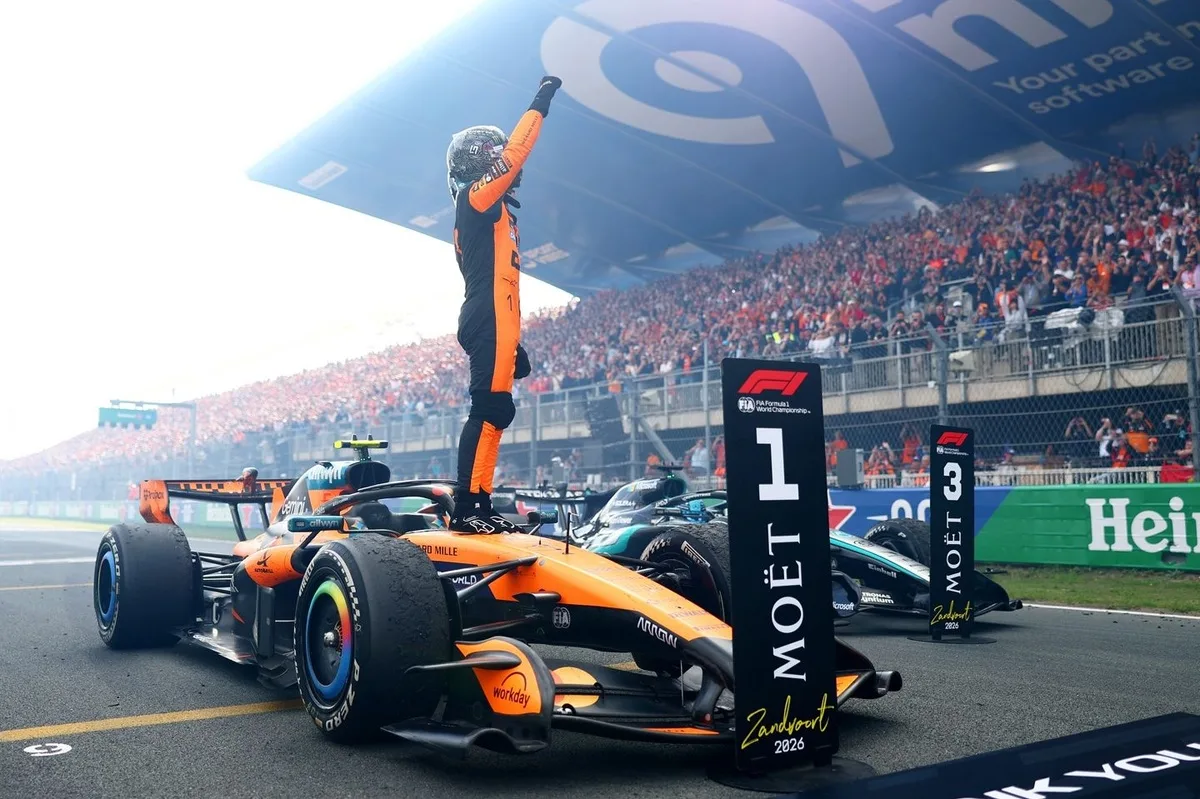 Norris domina en Zandvoort: McLaren se acerca en el campeonato de F1
