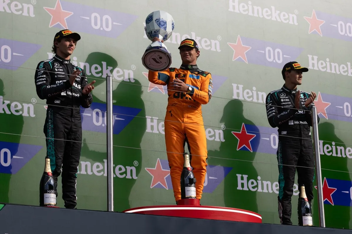 Norris desafía a Mercedes: McLaren es el equipo a vencer en F1