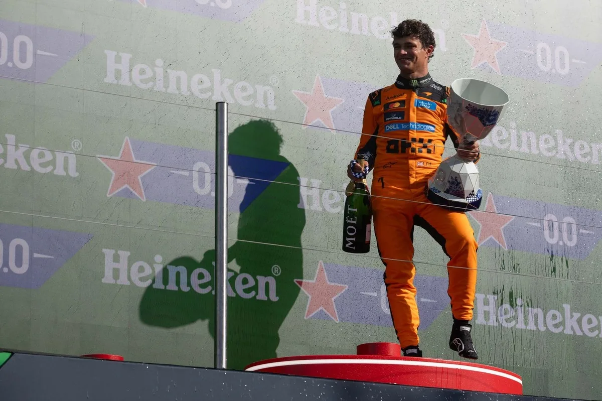 Norris en su mejor momento: campeón mundial y en plena forma en pista