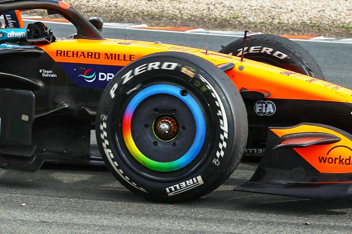 McLaren domina la F1 con innovaciones técnicas en neumáticos y aerodinámica