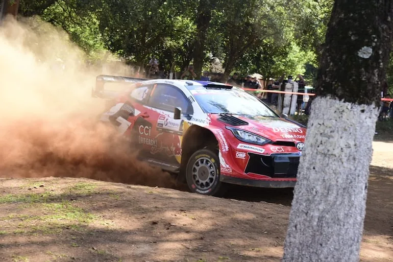 Katsuta domina el shakedown del Rally del Paraguay 2026