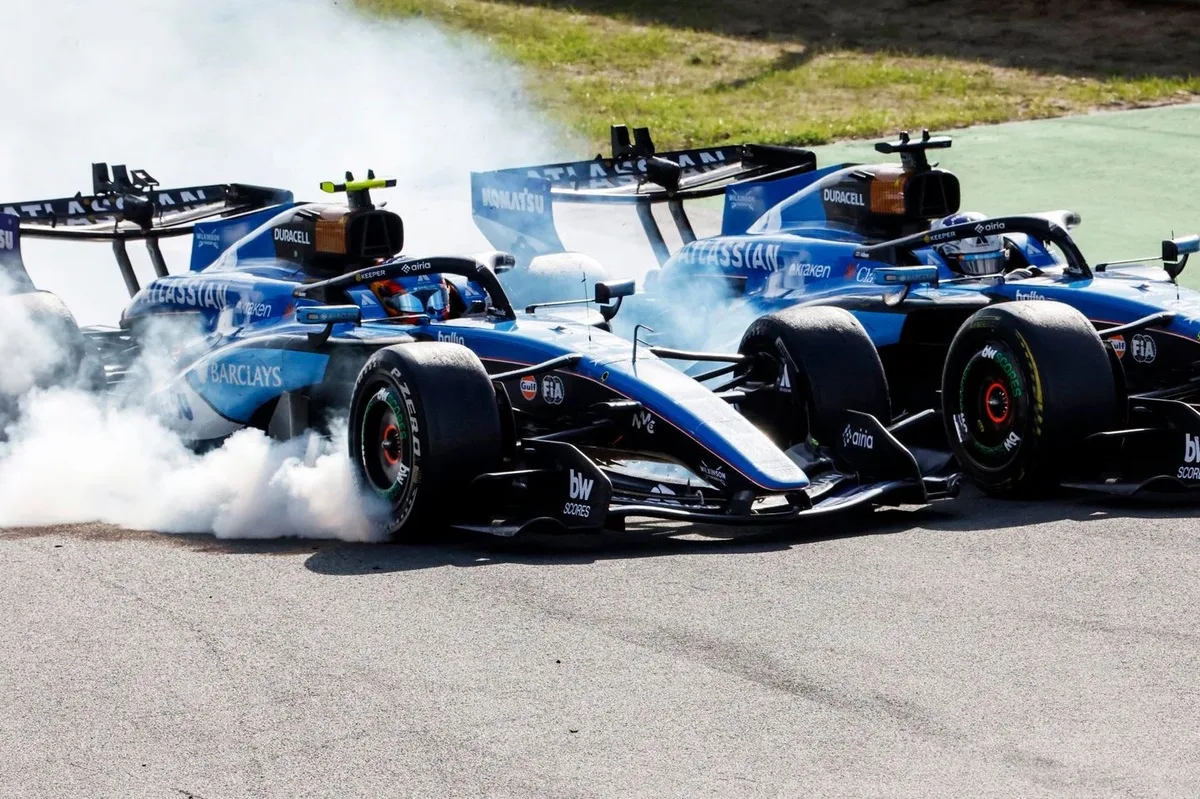 Albon y Sainz resuelven tensión tras choque en Países Bajos