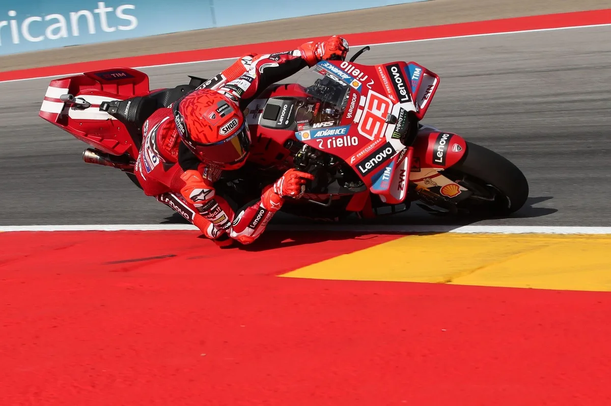 MotoGP Aragón 2026: Márquez domina los entrenamientos y define el rumbo