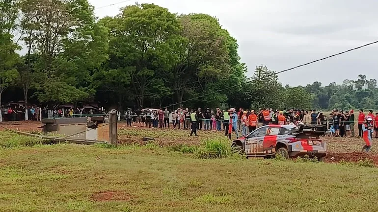 Accidente de Takamoto Katsuta en Rally Paraguay: piloto japonés volcó en etapa 21