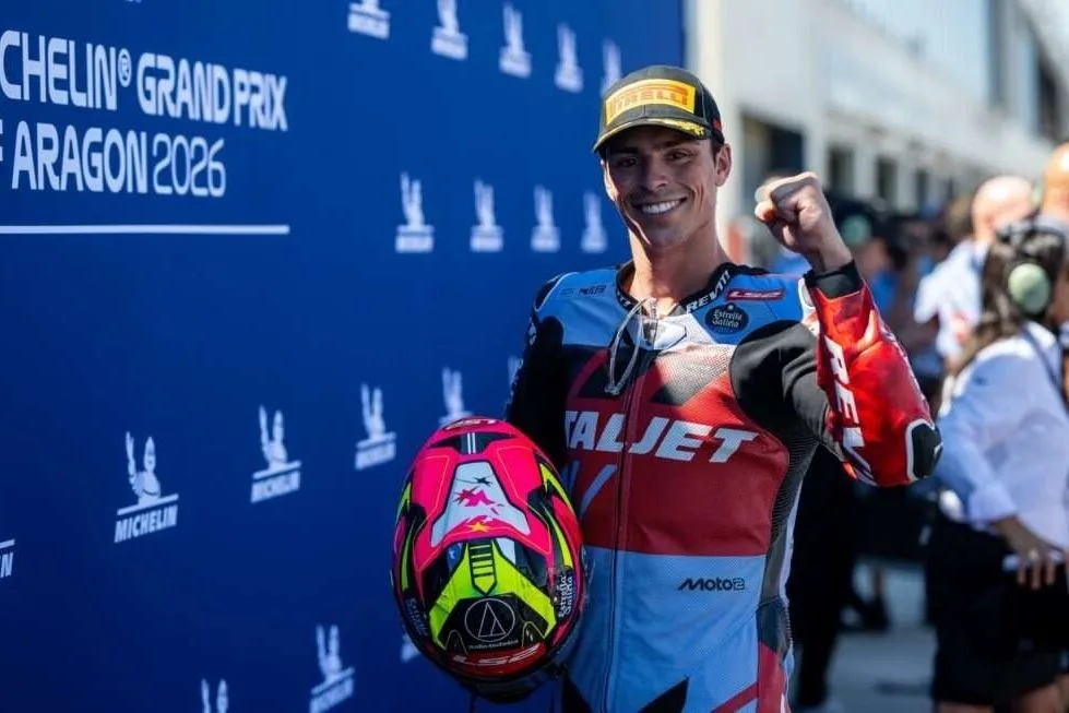 López domina Moto2 en Aragón; Guevara acecha a González en la lucha por el título