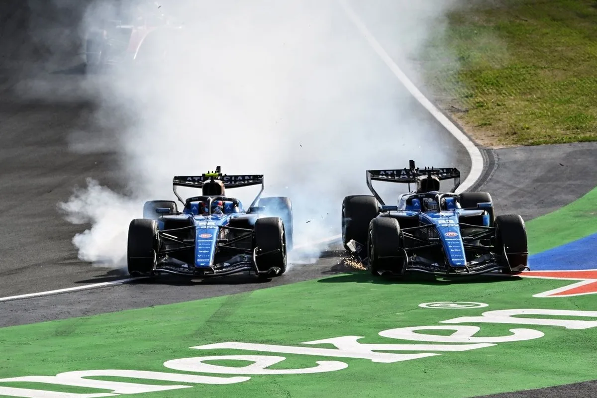 Williams en alerta: el choque entre Sainz y Albon en Holanda genera preocupación