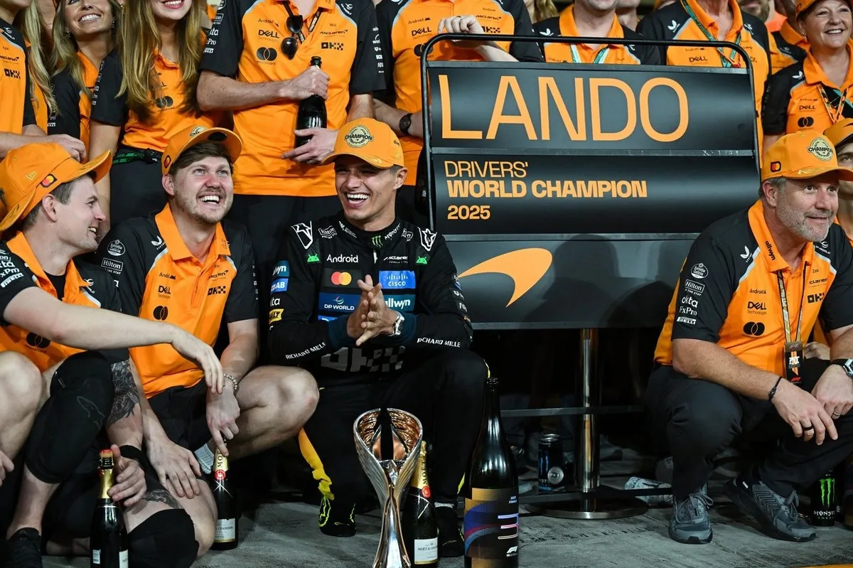 Lando Norris: campeón de F1 pero sigue siendo el mismo