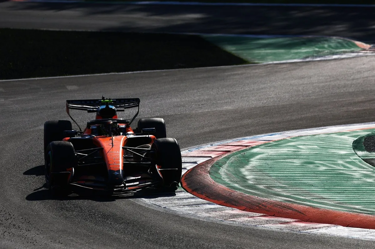 McLaren reconoce dificultades en Monza: Norris descarta opciones de pole