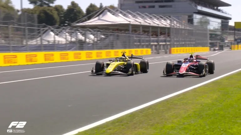 Duerksen suma su tercera victoria en la sprint de Monza en Fórmula 2