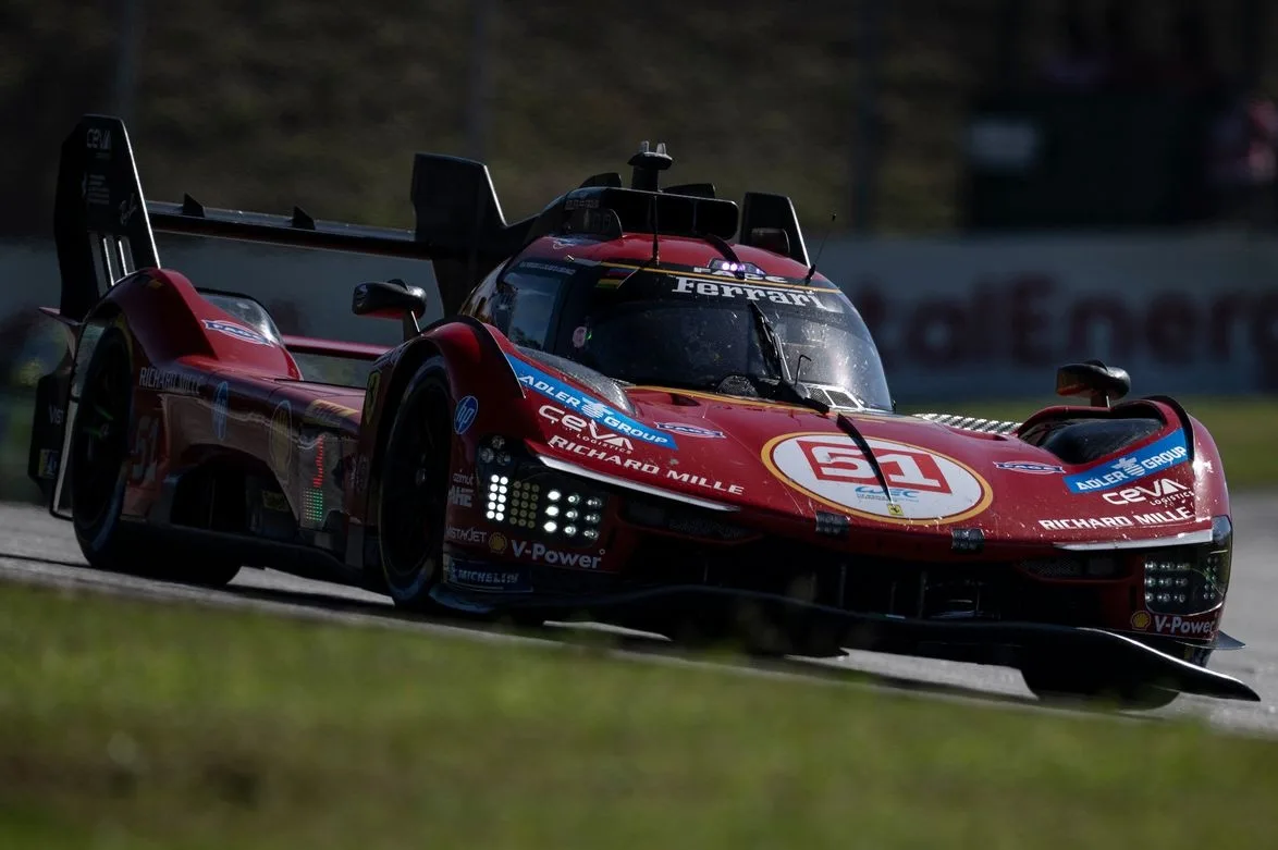 Ferrari se lleva la pole en Austin tras empate con Cadillac en el Campeonato Mundial de Resistencia
