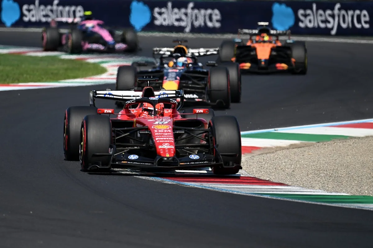 Leclerc abandona el GP de Italia tras espectacular accidente en Monza