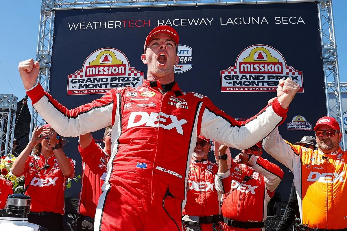 McLaughlin rompe sequía de dos años con victoria en Laguna Seca